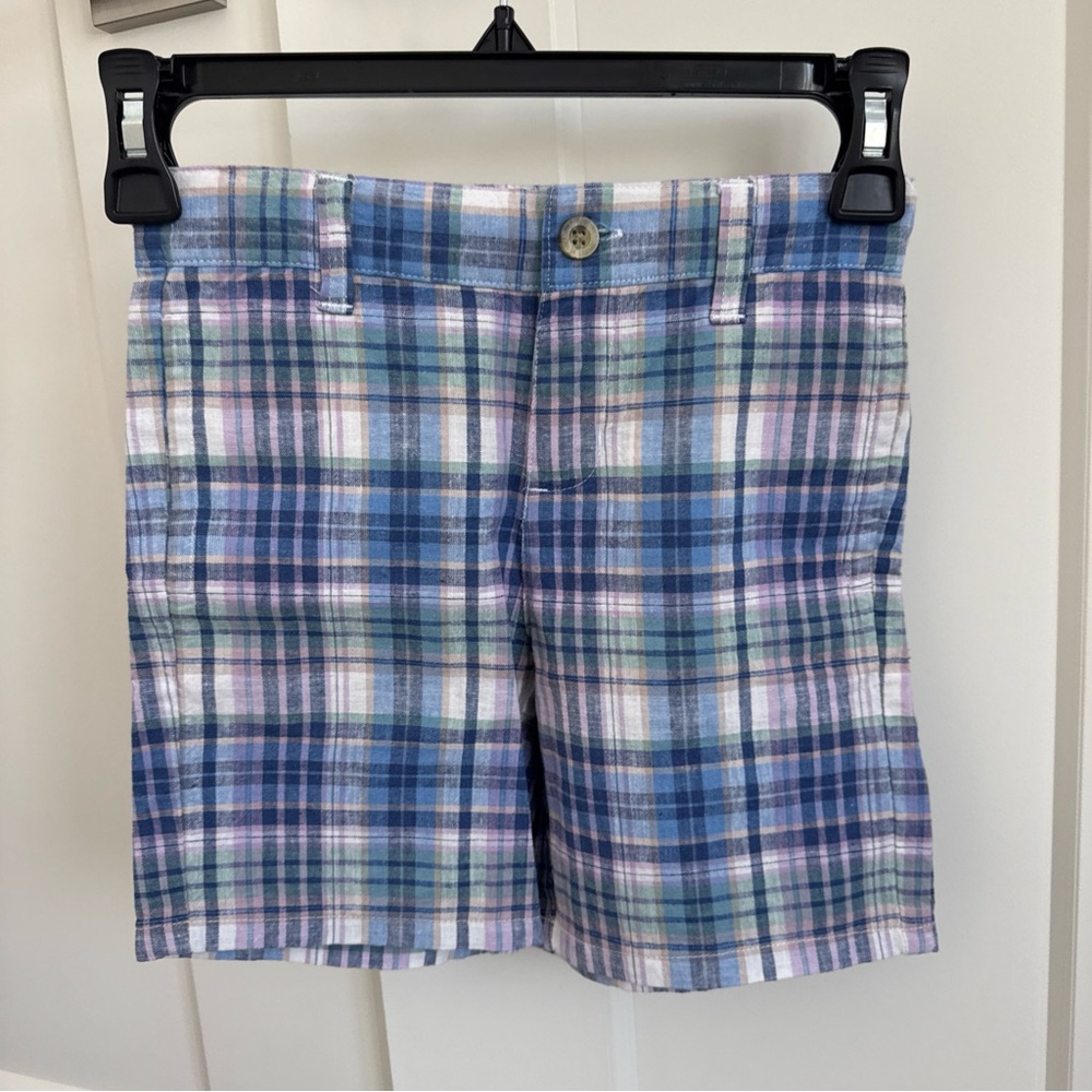 Janie and Jack Plaid Boys  Shorts